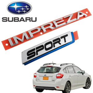 USスバル純正 インプレッサ IMPREZA SPORT リアエンブレム ゲートエンブレム インプレッサスポーツ GP GJ系