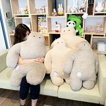 フニオ 抱きまくらBIG グレージュ ぬいぐるみ クッション リラックス 癒し_画像8