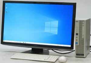 NEC Express 5800/52Xa ■ 27インチ 液晶セット ■ i5-4570TE/DVDマルチ/DisplayPort/省スペース/コンパクト/Windows 10 デスクトップ