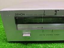 （Y119)【DENON/デノン/AM/FM/ステレオチューナー/TU-530/現状品】音響機器_画像2