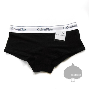 YGG★新品 Calvin Klein カルバンクライン パンツ 下着 アンダーウェア 黒 ゴム ロゴ M Underwear Modern Cotton Bralette ヒップハング