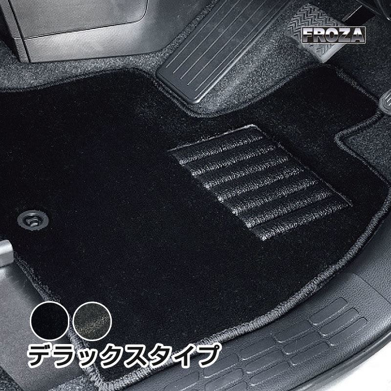 フロアマット ワゴンR MH23S H20/09~H24/09 インパネシフト 【デラックス/ファーストプレーンブラック】 未来科学/TOHPO SZ-004024