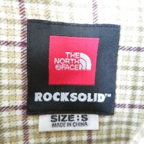 1380m183◆アウトドア◆THE NORTHFACE ノースフェイス ボタンダウン 長袖チェックネルシャツ S/シャル/ストーム/マウンテンパーカーの画像10