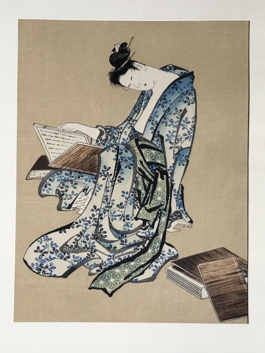 ヤフオク! -「手摺浮世絵木版画」(美人画) (浮世絵、版画)の落札相場 ...