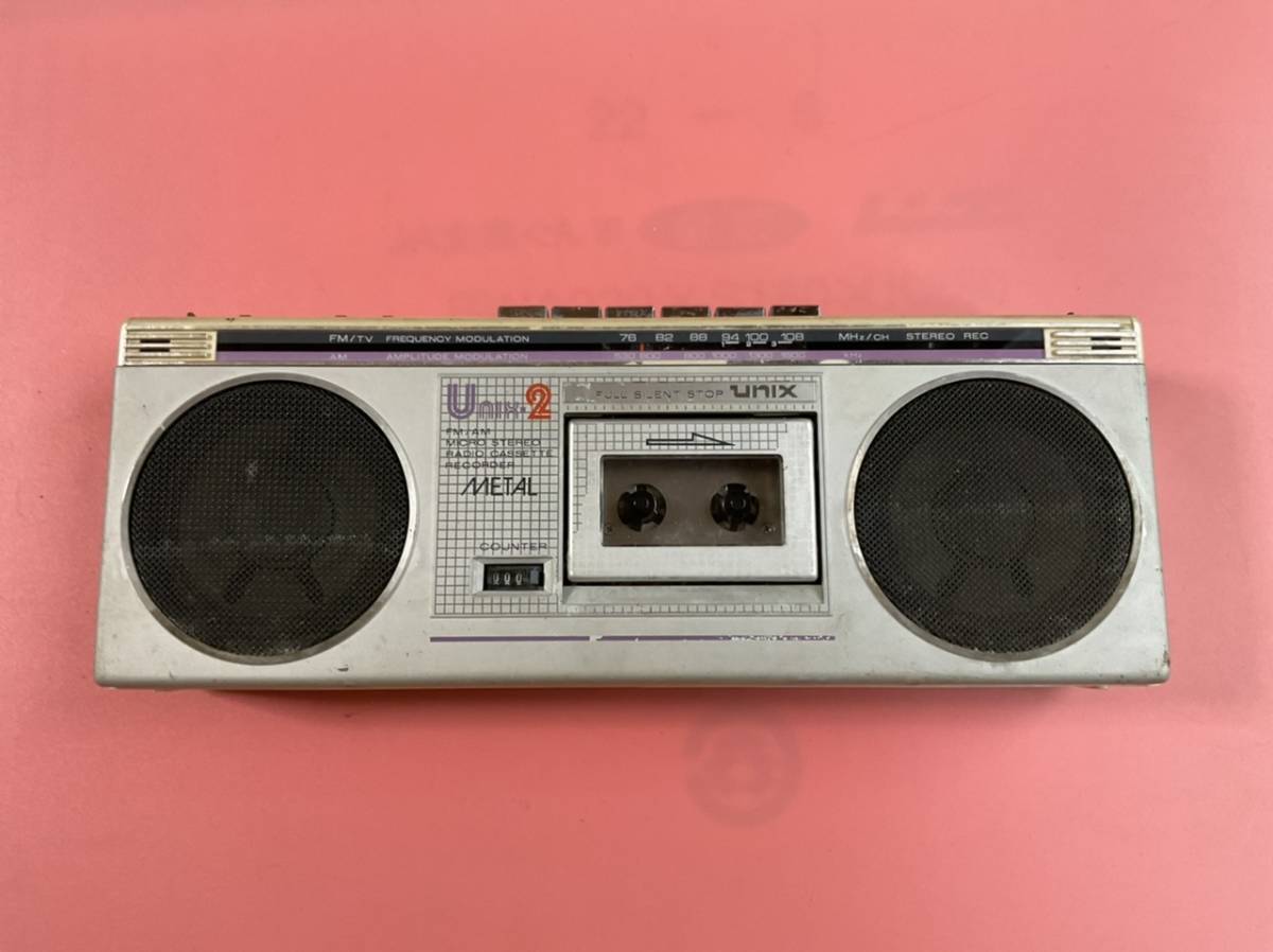 新発売】 National RN-Z500 マイクロカセットラジカセ 動作品 sushitai