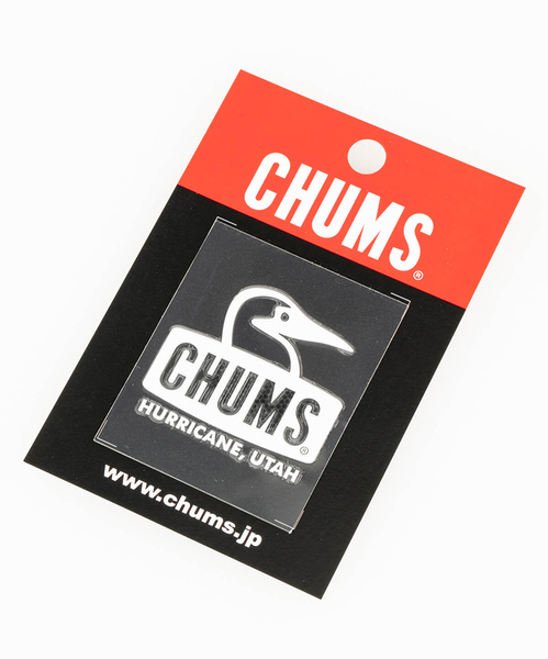 Sticker Chums Booby Face Emboss White CH62-1127 チャムス ステッカー 新品
