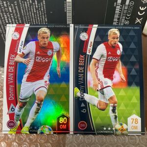 ◆WCCF FOOTISTA 2020 ドニー・ファン・デ・ベーク Donny VAN DE BEEK Ajax◆