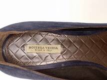 即決 美品 BOTTEGA VENETA ボッテガヴェネタ 35.5≒22.5cm パンプス サンダル コン スエード 箱付 レディース jtu_画像7