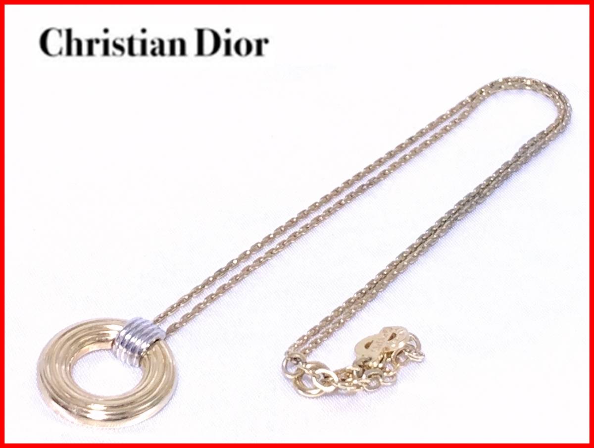 ヤフオク! - Christian Dior ディオール ネックレス ロゴ