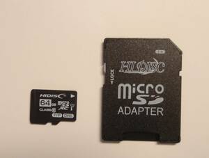 HIDISC 64GB micro SDXC карта 