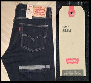 【特価即決】 新品 ★ LEVI'S ★ 511TM SLIM ストレッチストレッチ デニム ''04511-0535'' (W36/L32) ★ リーバイス スモールe 海外企画