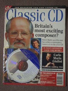 Classic CD Issue 16 August 1991 Classic music speciality magazine * junk *