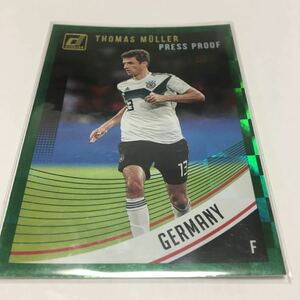 ★2018-19PANINI DONRUSS 【トーマス・ミュラー】　Press Proof Green★即決