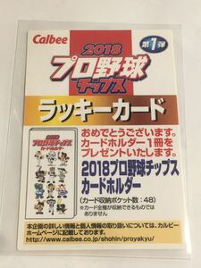 カルビー2018 ラッキーカード第1弾 未使用品