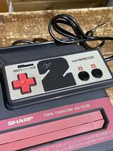 24 ツインファミコン ファミコン AN-500B　ディスクシステム シャープ　SHARP FAMICOM TWIN ジャンク扱い 20220923_画像3