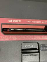 24 ツインファミコン ファミコン AN-500B　ディスクシステム シャープ　SHARP FAMICOM TWIN ジャンク扱い 20220923_画像4