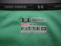 アンダーアーマー UA ヒートギア バーストジップモック 半袖 シャツ LG b15106_画像3