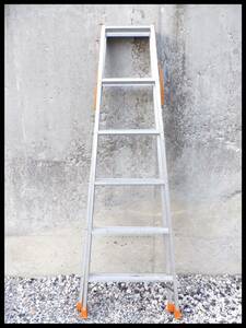 【引取限定】ピカ Pica 6尺 6段 アルミ合金製 はしご兼用脚立 K-180