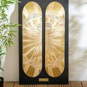  gold volume ..adidas collaboration skateboard set ED230 skateboard set Yoshitoshi Kanemaki Adidas skateboard Matsuyama . one Murakami . flower ...