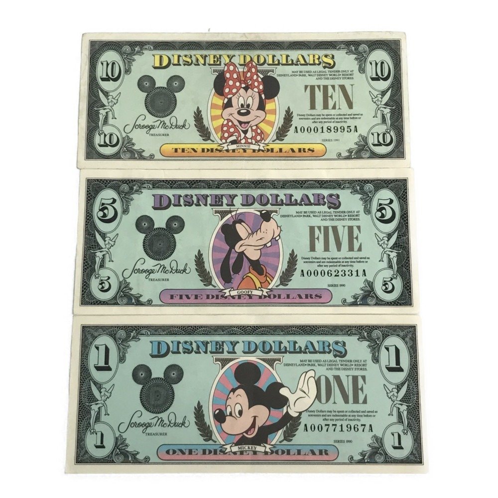 ヤフオク! -「disney dollars」の落札相場・落札価格