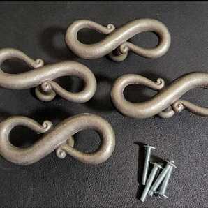 ヨーロッパ アンティーク つまみ 取っ手 ハンドル ノブ(4個セット)②