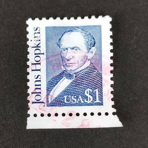  America stamp Johns Hopkins 1989.6.7