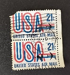 アメリカ航空切手 &#34;USA&#34; and Jet　Airmailシリーズ 1971.5.21