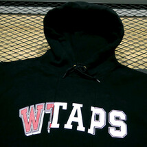 WTAPS ダブルタップス 18AW RIPPER 02/SWEATSHIRT.COPO リッパー02 スウェットシャツ ブラック トップス フーディー パーカー YX_画像3