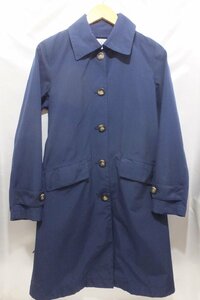 AIGLEeigruGORE-TEX turn-down collar coat size F navy series outer lady's 