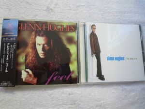 GLEN HUGHESグレンヒューズ オリジナルアルバムCD2枚セット「THE WAY IT IS」「Feel」