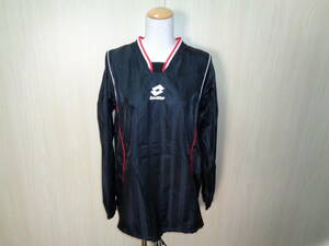 b71*Lotto ITALIAN SPORT DESIGNpi stereo * Rod size160 Youth black nylon material pull over soccer wear cat pohs flight shipping 4I