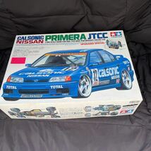 タミヤ 1/10 RC カルソニック ニッサン プリメーラ JTCC 田宮模型 TAMIYA FF01 NISSAN CALSONIC PRIMERA 星野一義 絶版 貴重 難有り_画像1