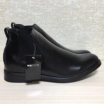 ◇ 新品　背が高くなる　ブーツ 紳士靴 ビジネスショットブーツ 秋冬.　BLK/26㎝. ◇_画像2