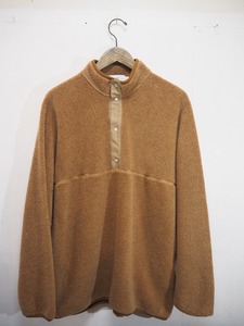 美品 19AW Graphpaper グラフペーパー Wool Boa High Neck Pullover ウール ボア ハイネック フリース ジャケット 1茶 GU193-70043 905M▲