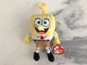  new goods sponge Bob key holder ty rare Beanies 