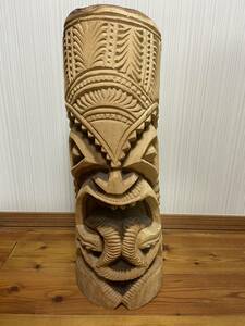 ★★TIKI ティキ 木彫りオブジェ 67cm 置物 ハワイ HAWAII ティキ像★★