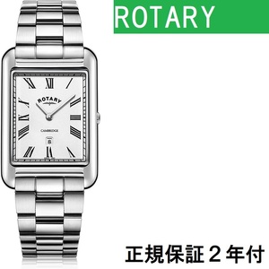 セール! 新品 正規2年保証★ROTARY ロータリー メンズ腕時計 GB05280/01 角型 2針 ステンレス 電池式クオーツ★プレゼントにも最適
