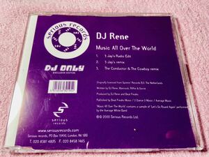 DJ Rene MUSIC ALL OVER THE WORLD ’00年マキシシングル