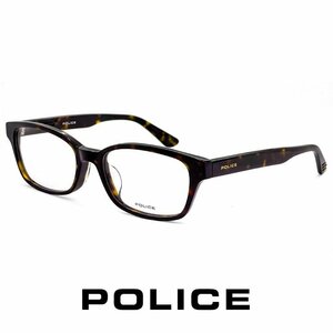 新品 メンズ ポリス メガネ POLICE 眼鏡 vpld84j-0722 男性用 ウェリントン 型 フレーム めがね ブランド ジャパンフィット