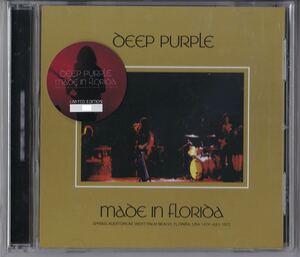 DEEP PURPLE - MADE IN FLORIDA (CD) deep * purple Rainbow Rainbow 