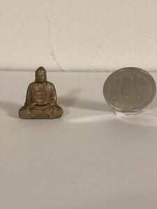  miniature doll house Buddhist image Gold 