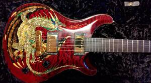  personal delivery possibility * as good as new * animation equipped PRS Dragon2000 Black Cherry certificate * original hard case attaching 