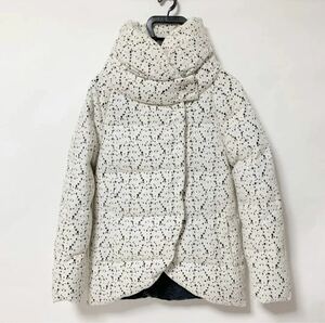 PATRIZIA PEPEpatolitsia Pepe race Short down jacket white flower 40 used 