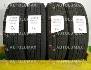 175/65R15 84Q Bridgestone BLIZZAK VRX 中古 スタッドレスタイヤ 4本セット 送料無料 175/65/15 ブリヂストン U1373.G