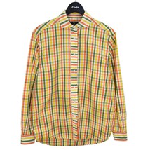 エトロ ETRO　 ワイドカラー チェックシャツ MADE IN ITALY 商品番号：8066000205021_画像1