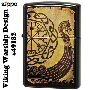 zippo(ジッポーライター) Viking Warship Design 49182 【ネコポス対応】