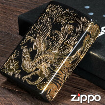 zippo(ジッポーライター) 　瑞鳥　鳳凰 黒