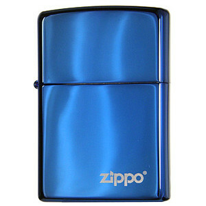 【ZIPPO】ブルーサファイアジッポー ロゴ入り 20446ZL【ネコポス対応可】