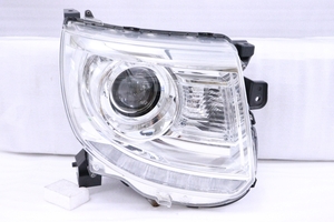 28-2324★美品★後期 HID MF33S MRワゴン Wit★右ヘッドライト STANLEY W1456 ユニット メッキ 純正★スズキ (DM)