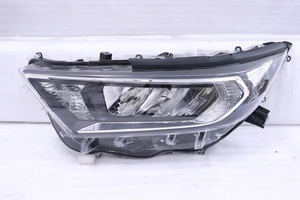 28-2402★美品★LED MXAA52 RAV4★左ヘッドライト STANLEY 42-90 打刻:E ユニット 黒無塗装 純正★トヨタ (RO)